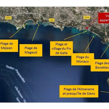 **** Beau T2 De 40 M2, Jardin De 70m2, Au Calme, A 50 Metres De La Apartment *